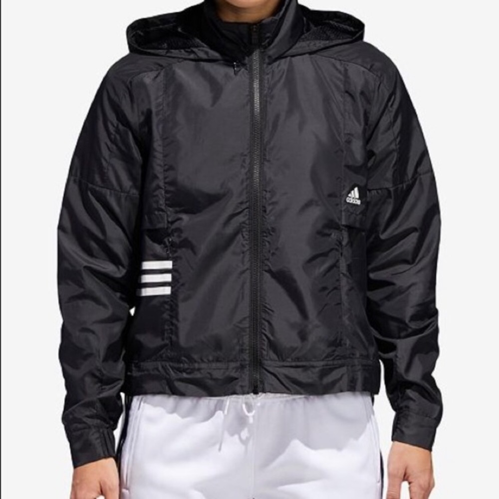 Adidas ID cropped woven shell jacket